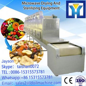 Industrial big capacity microwave tunnel dryer for moringa leaves