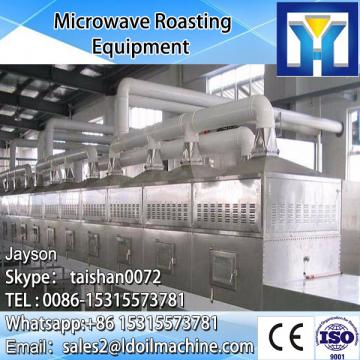 Tunnel type microwave dryer and sterilizer
