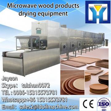 Tunnel type microwave tea leaves drying and fixation machine