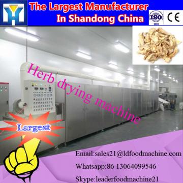 Continuous tunnel belt microwave dryer and sterilizing machine
