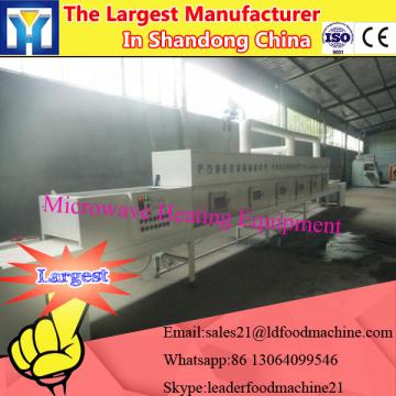 Tunnel microwave drying machine for yellow mealworm